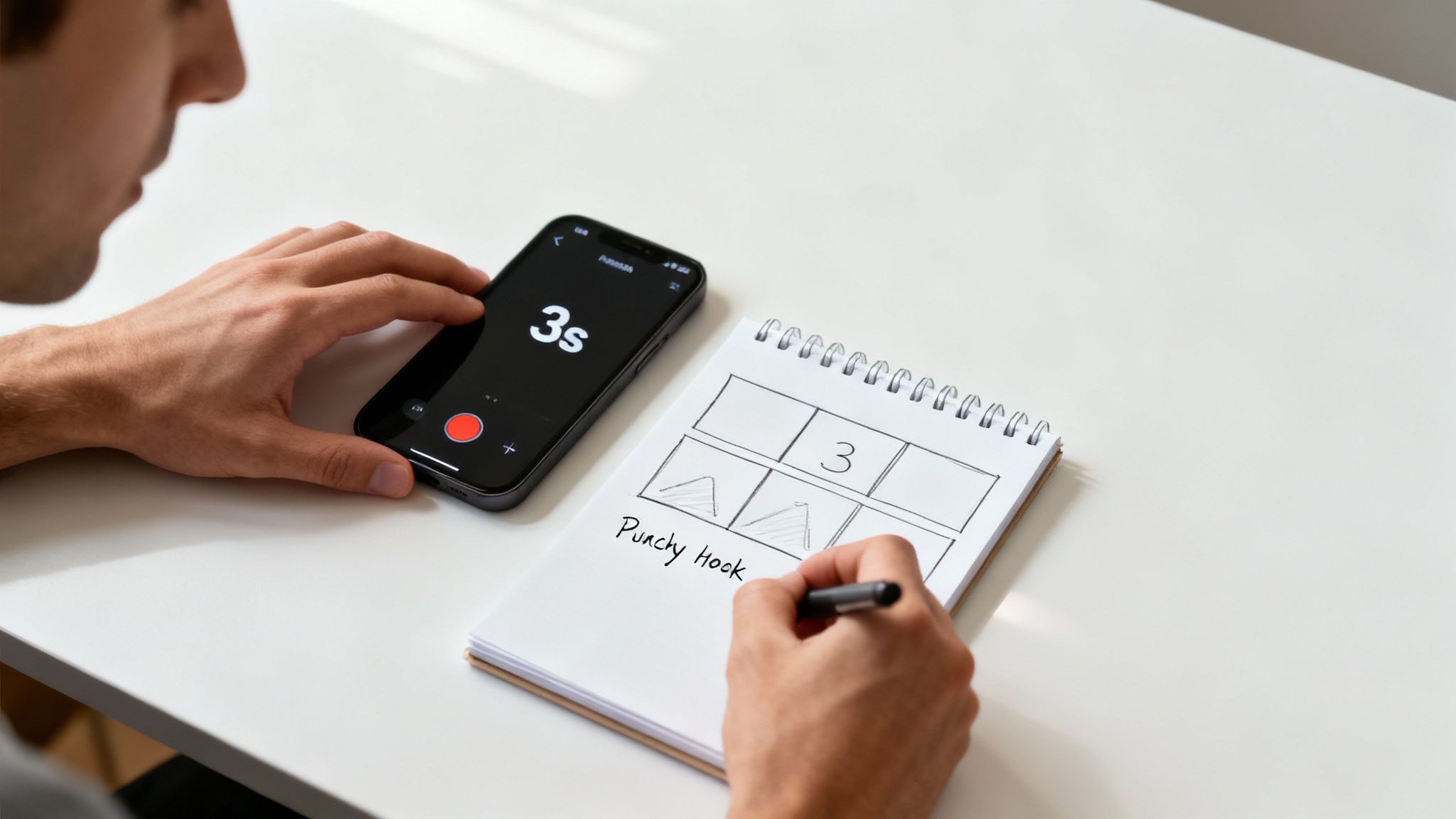 Screenshot of the ClipShort interface showing AI video generation options.