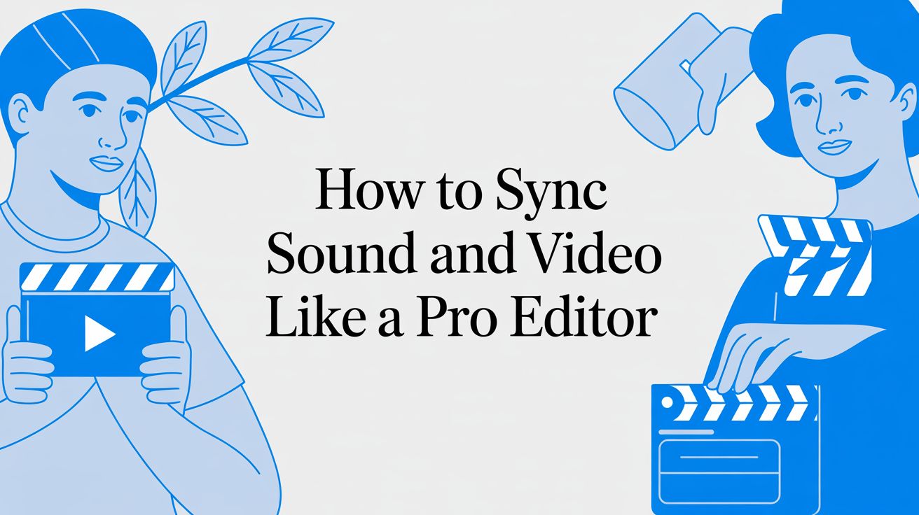 How to Sync Sound and Video Like a Pro Editor