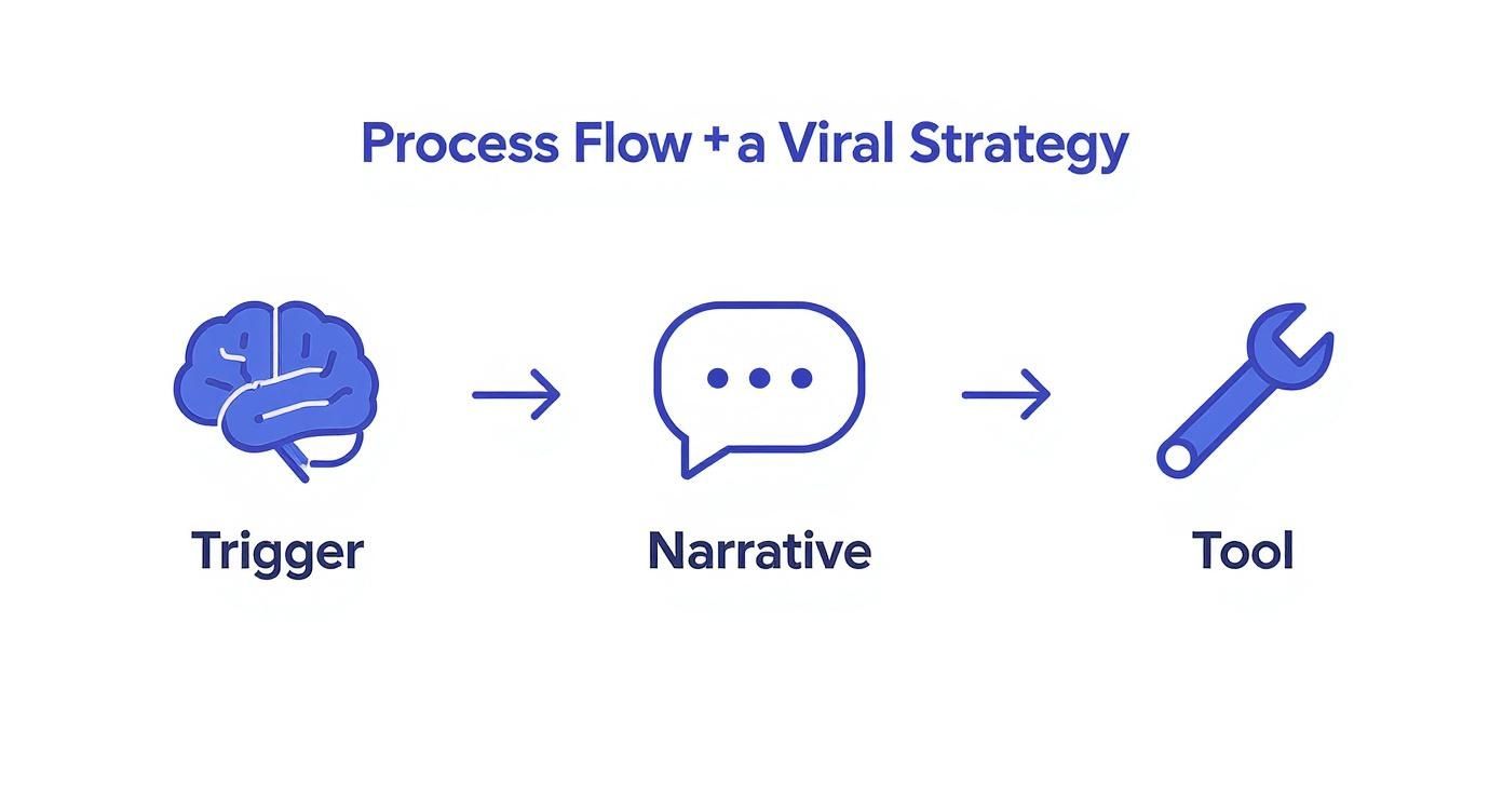 Infographic about how to create viral videos