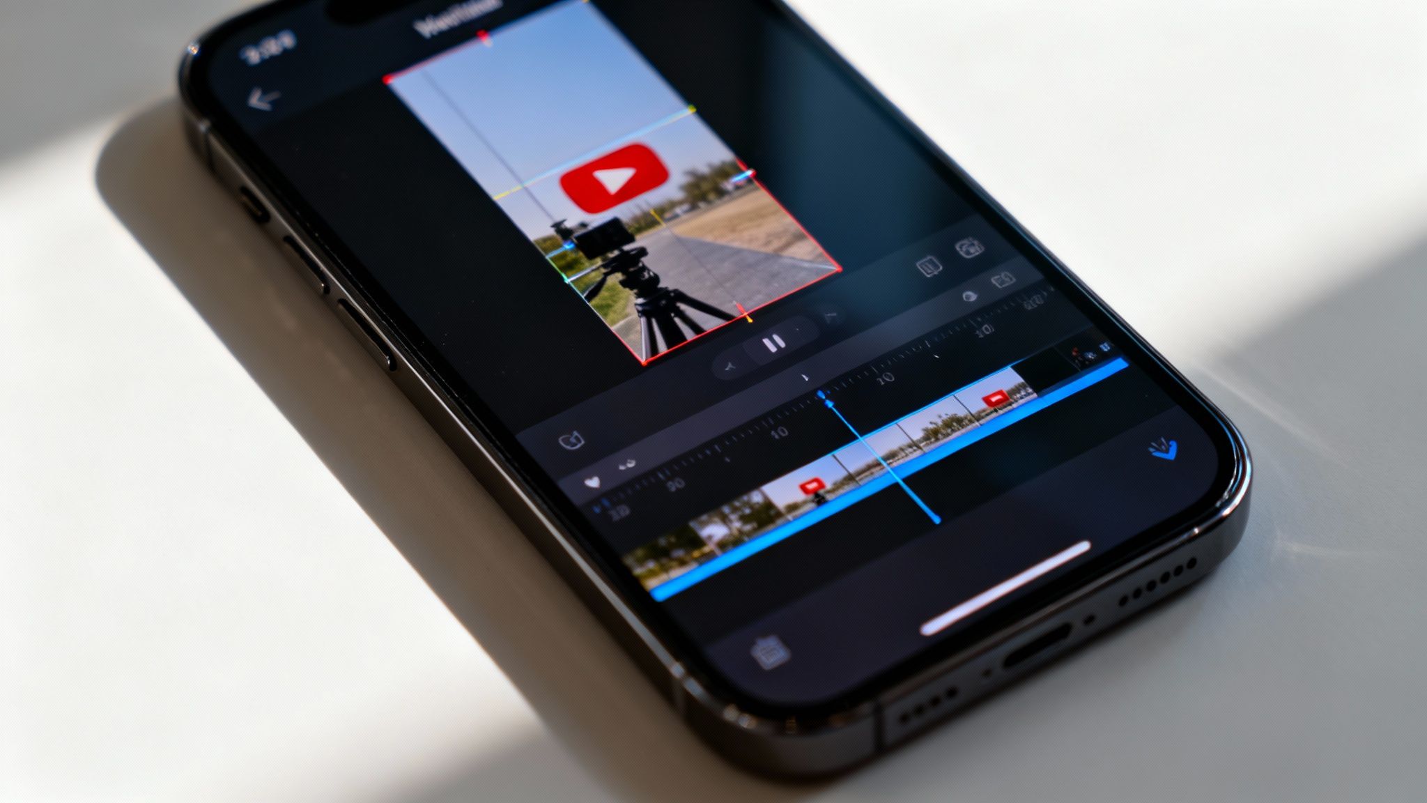 An online tool showing a video being resized for different social media formats