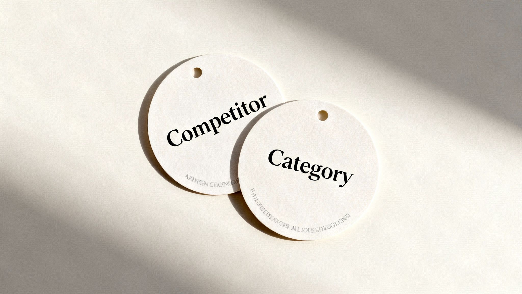 Competitor and Category Tags