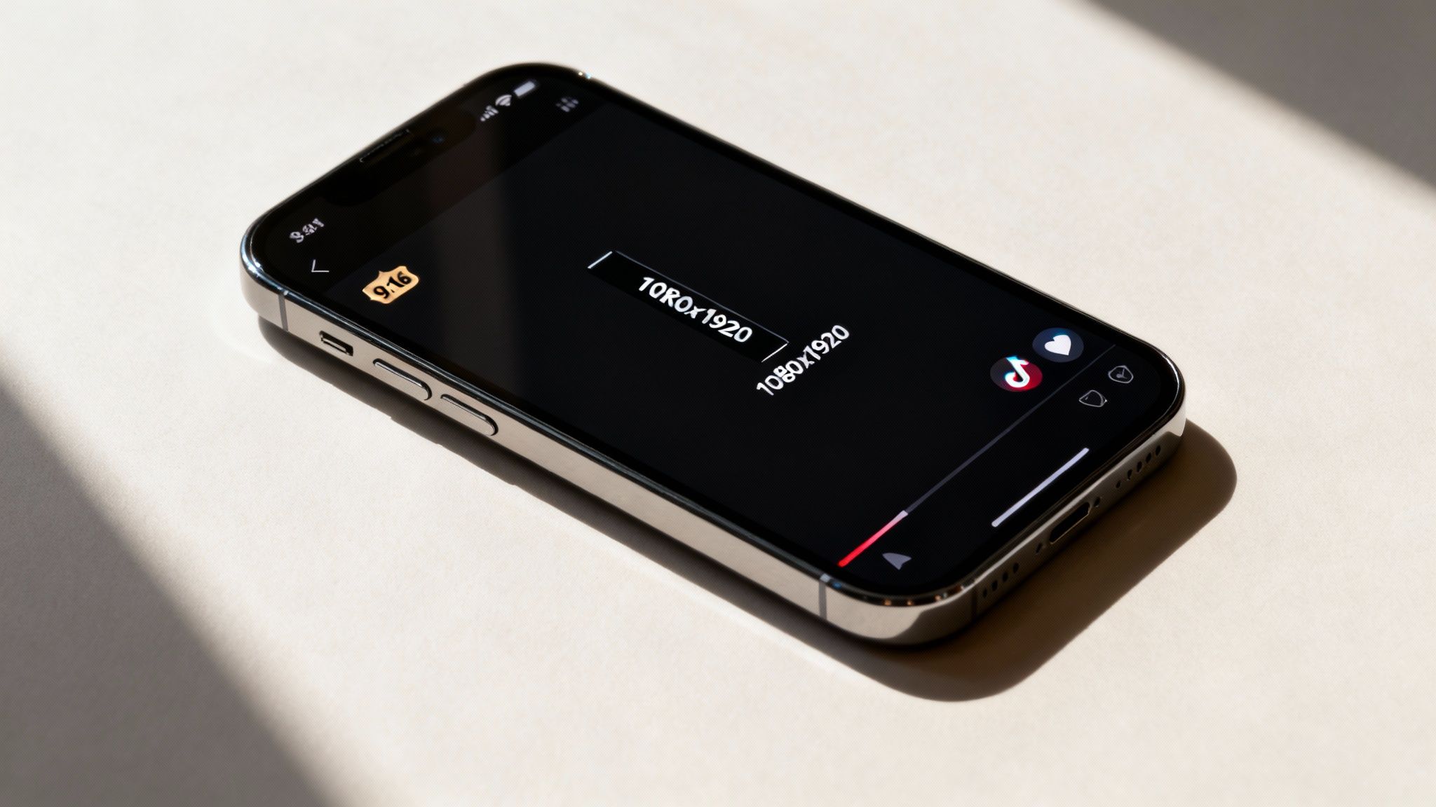 An illustration of the TikTok logo on a smartphone screen with musical notes floating around it.