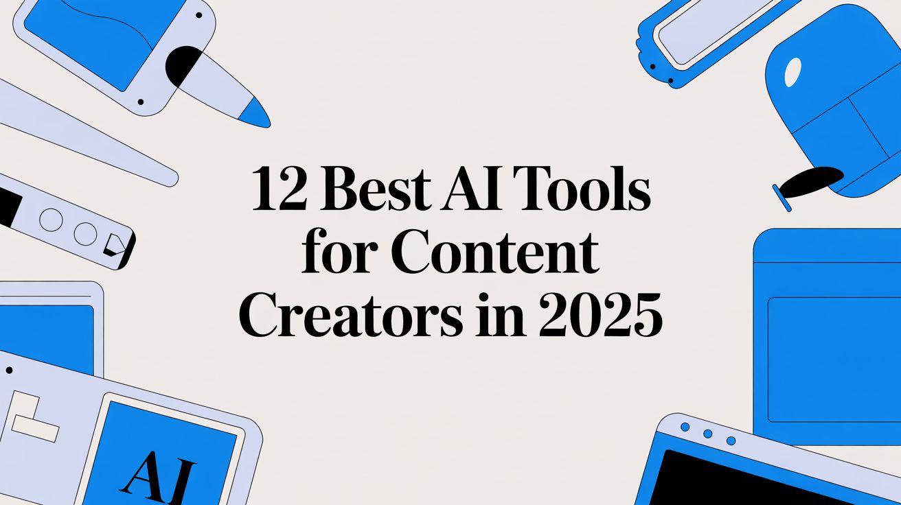 12 Best AI Tools for Content Creators in 2025