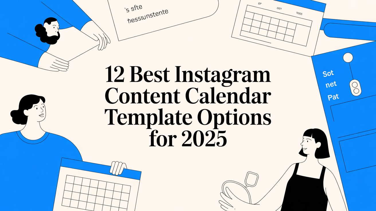 12 Best Instagram Content Calendar Template Options for 2025
