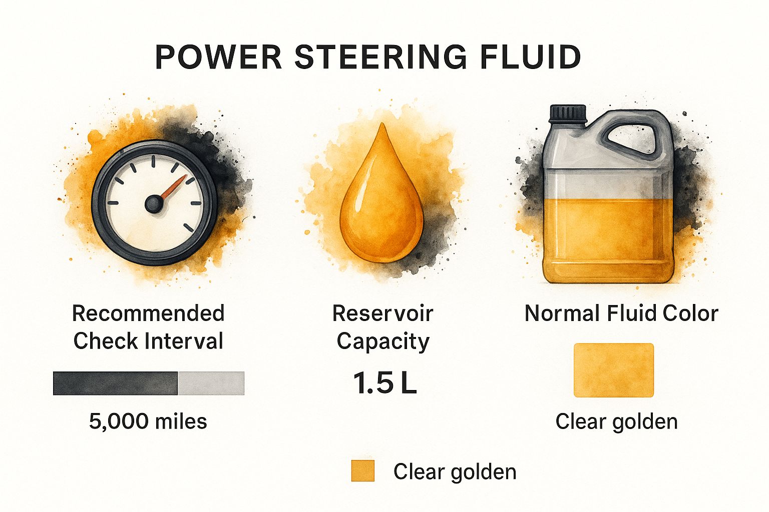 Infographic about how to check car fluids