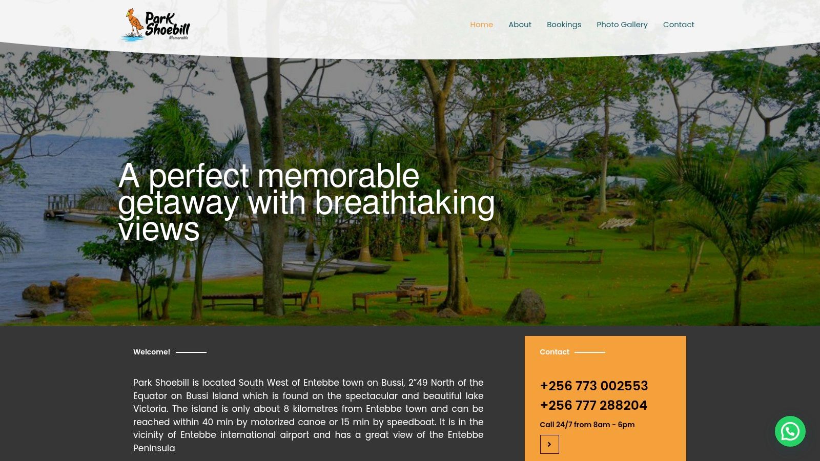 Park Shoebill – Bussi Island (Entebbe)