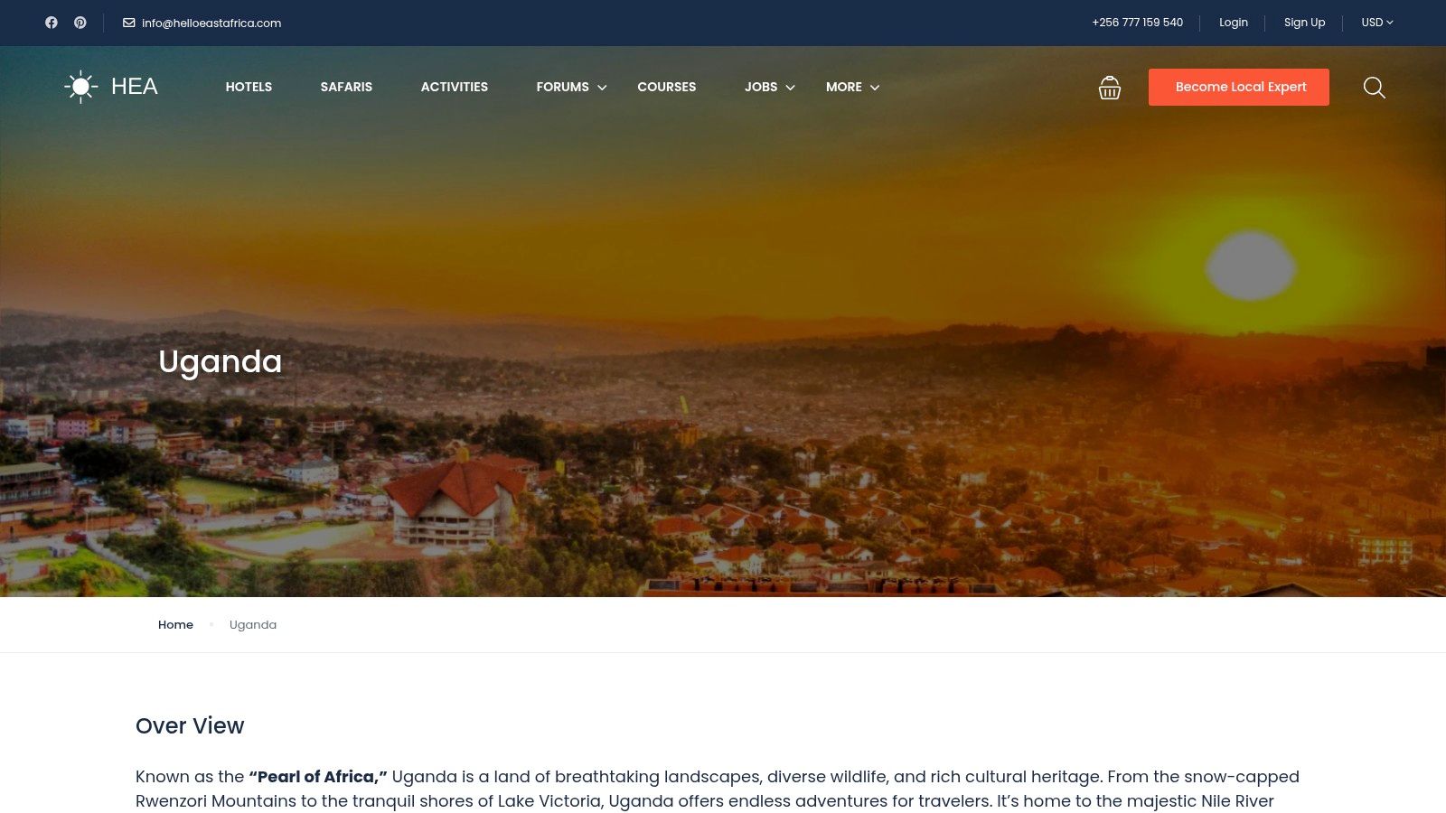 Uganda – Destination Overview