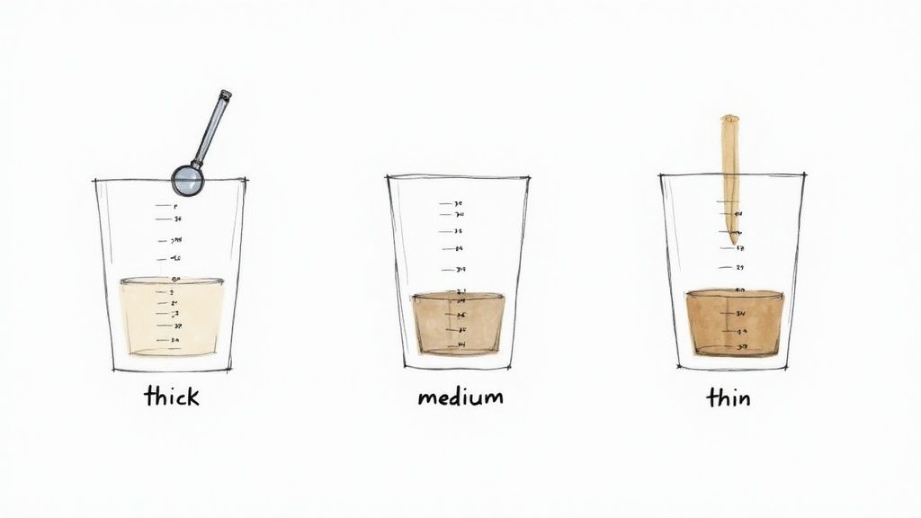 A person pouring water into a shaker bottle with whey protein powder.