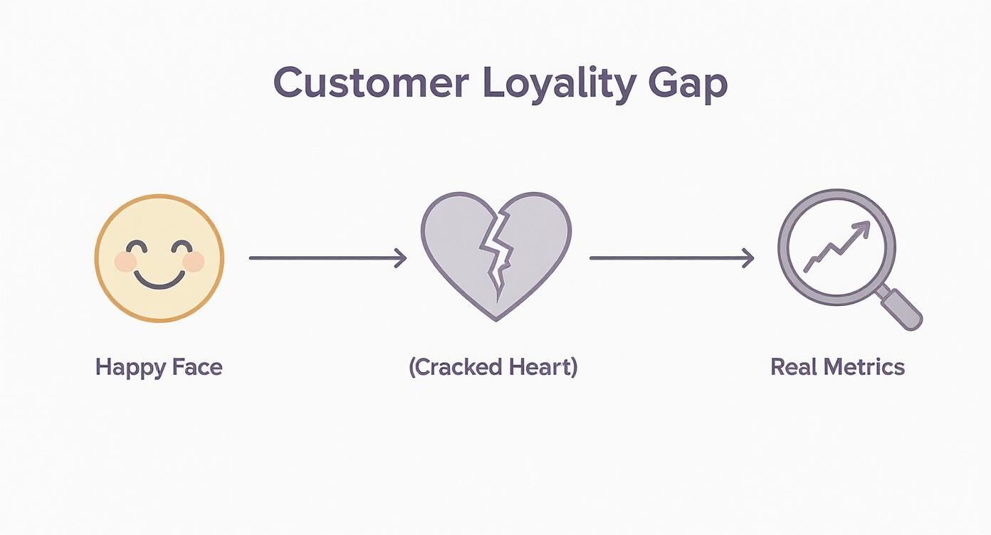 Infographic about client satisfaction metrics