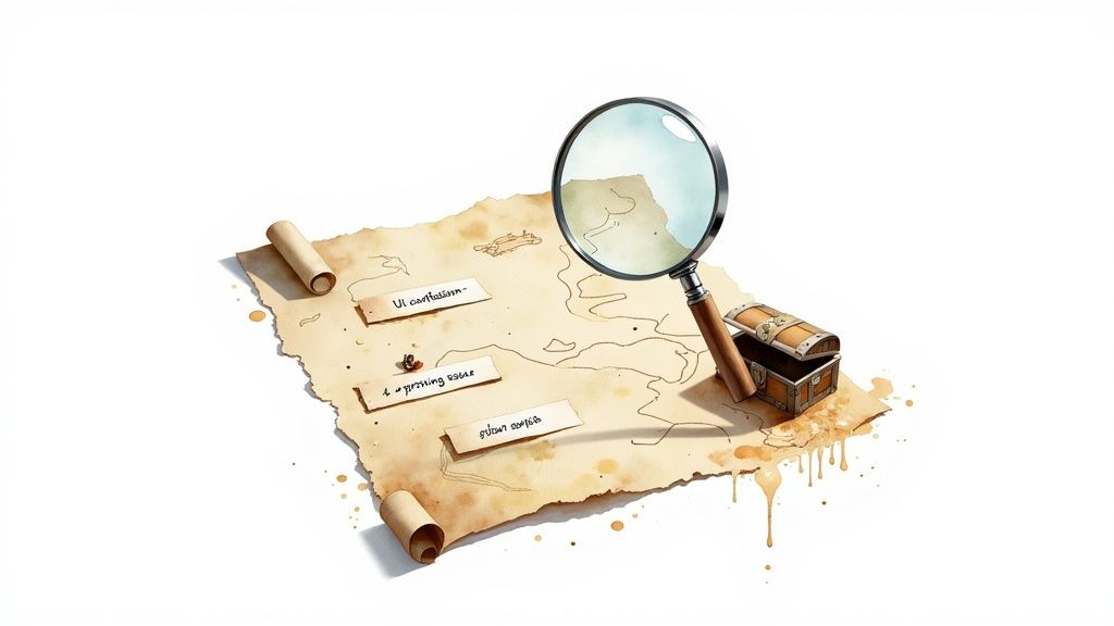 Person analyzing charts and data on a screen