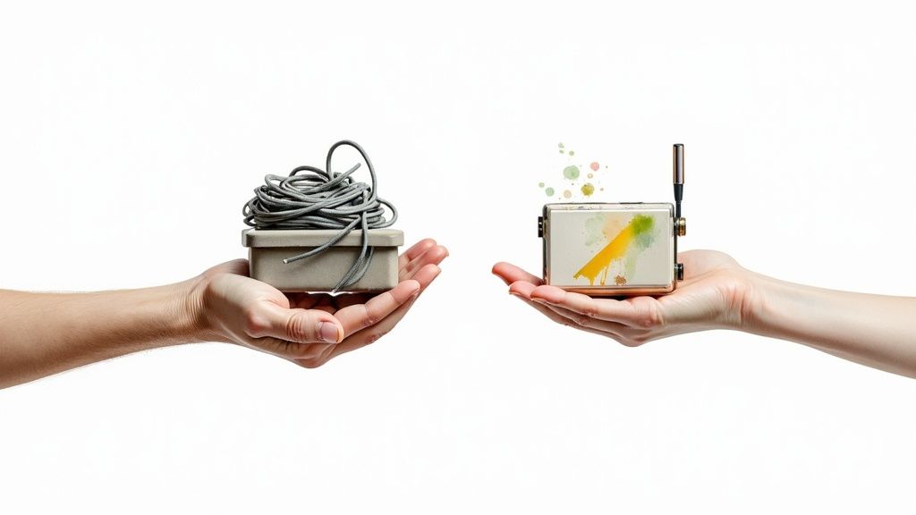 The Comparative Testimonial Template