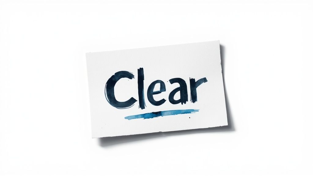 Clear and Concise Communication