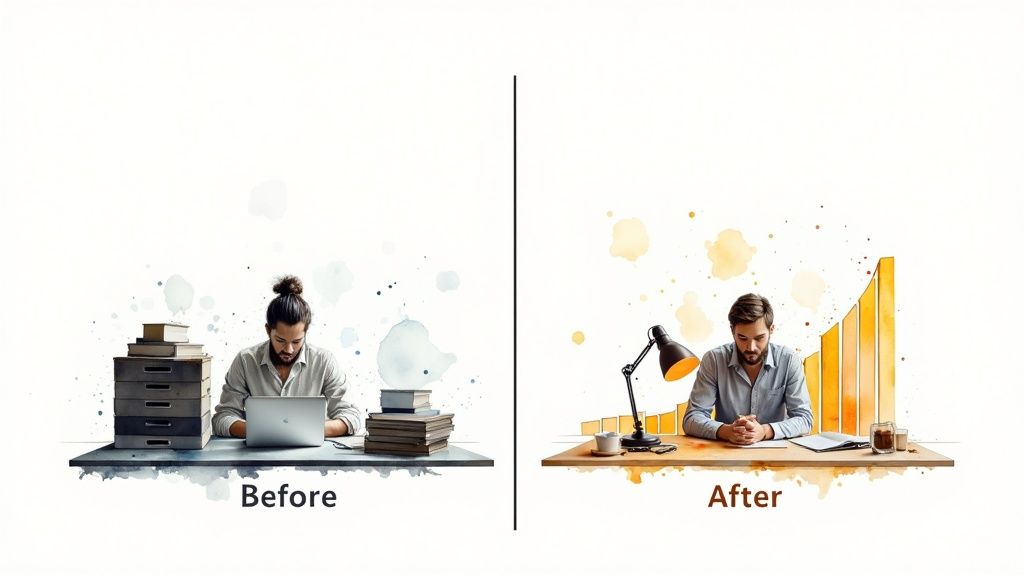 The Before-and-After Testimonial Template