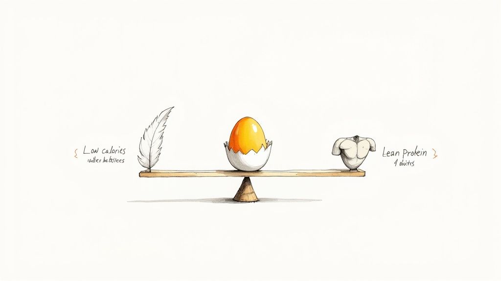Calories in Boiled Eggs Without Yolk Explained