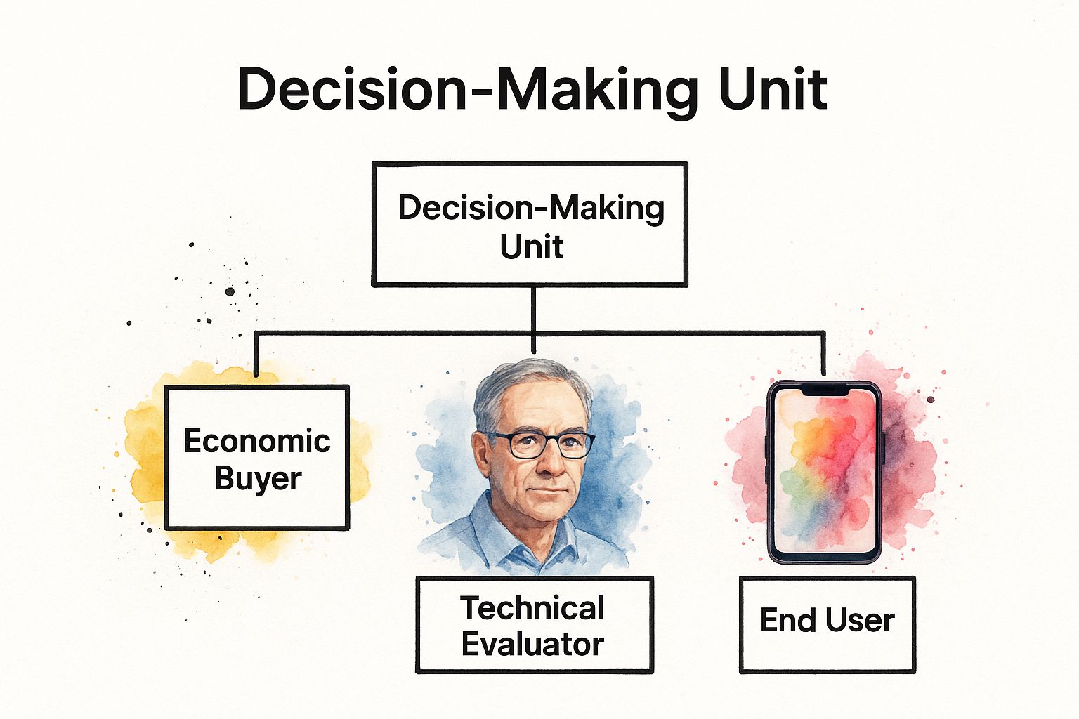 Infographic showing key data about Who else is involved in the decision-making process?