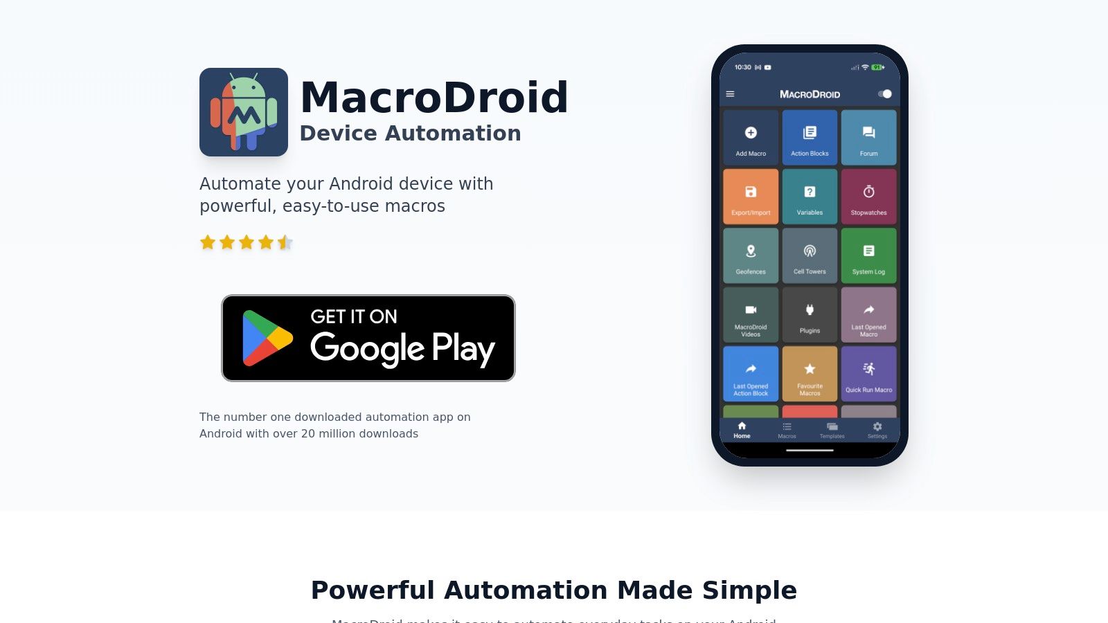 MacroDroid (official site)