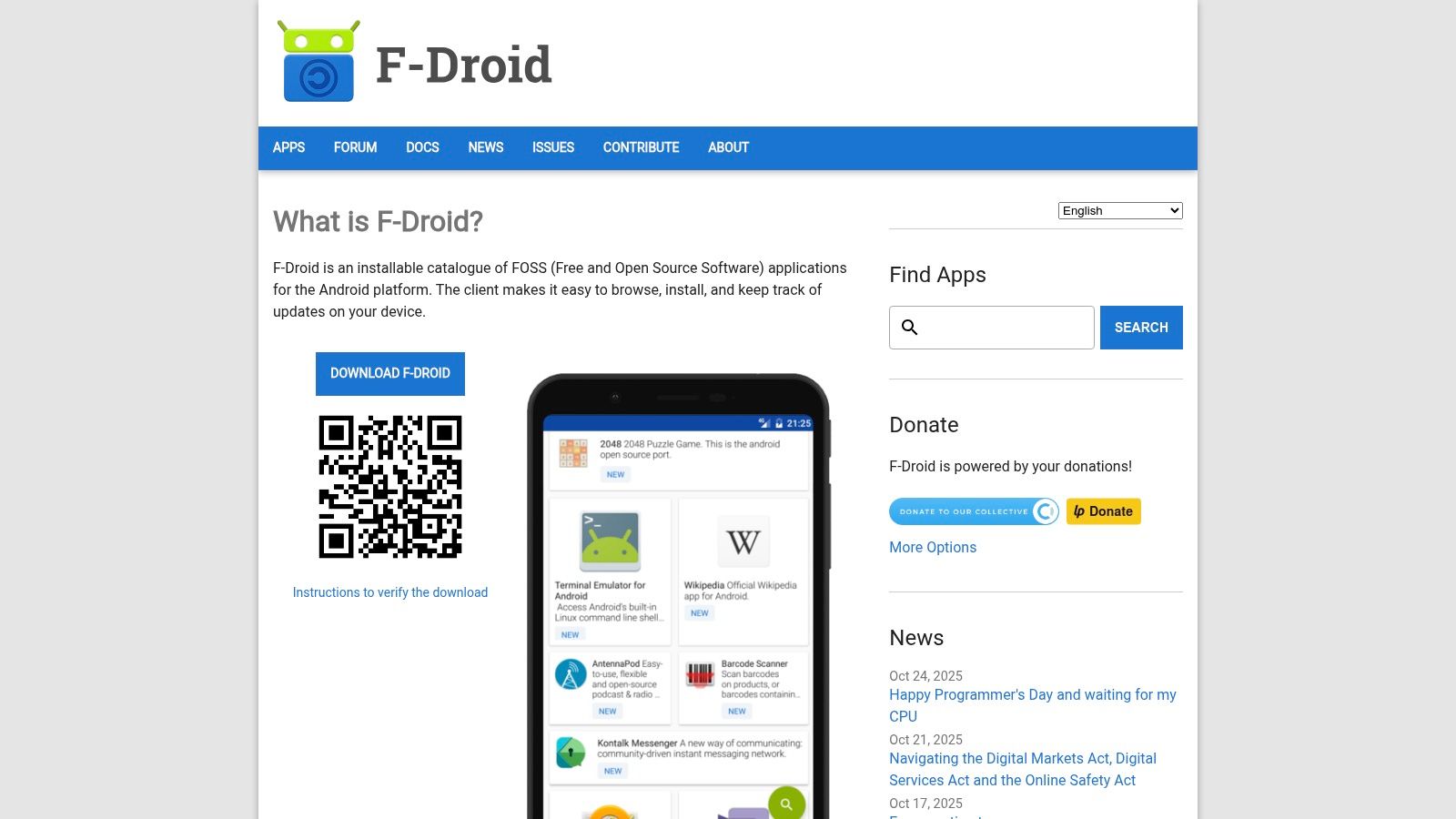 F‑Droid (open‑source repository) + Easer page