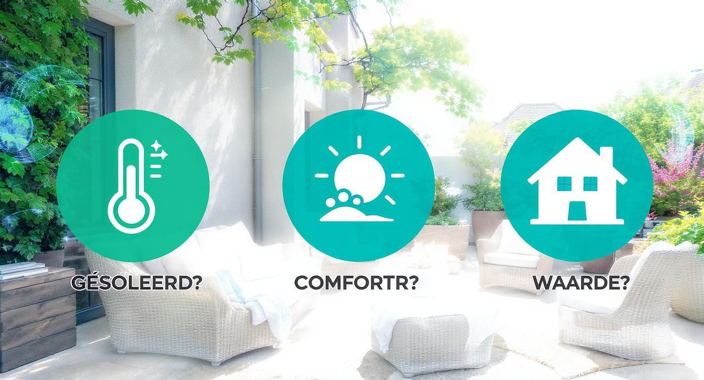 Infographic about zonneschermen voor ramen