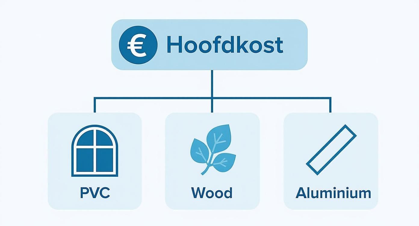 Infographic about prijs raam vervangen