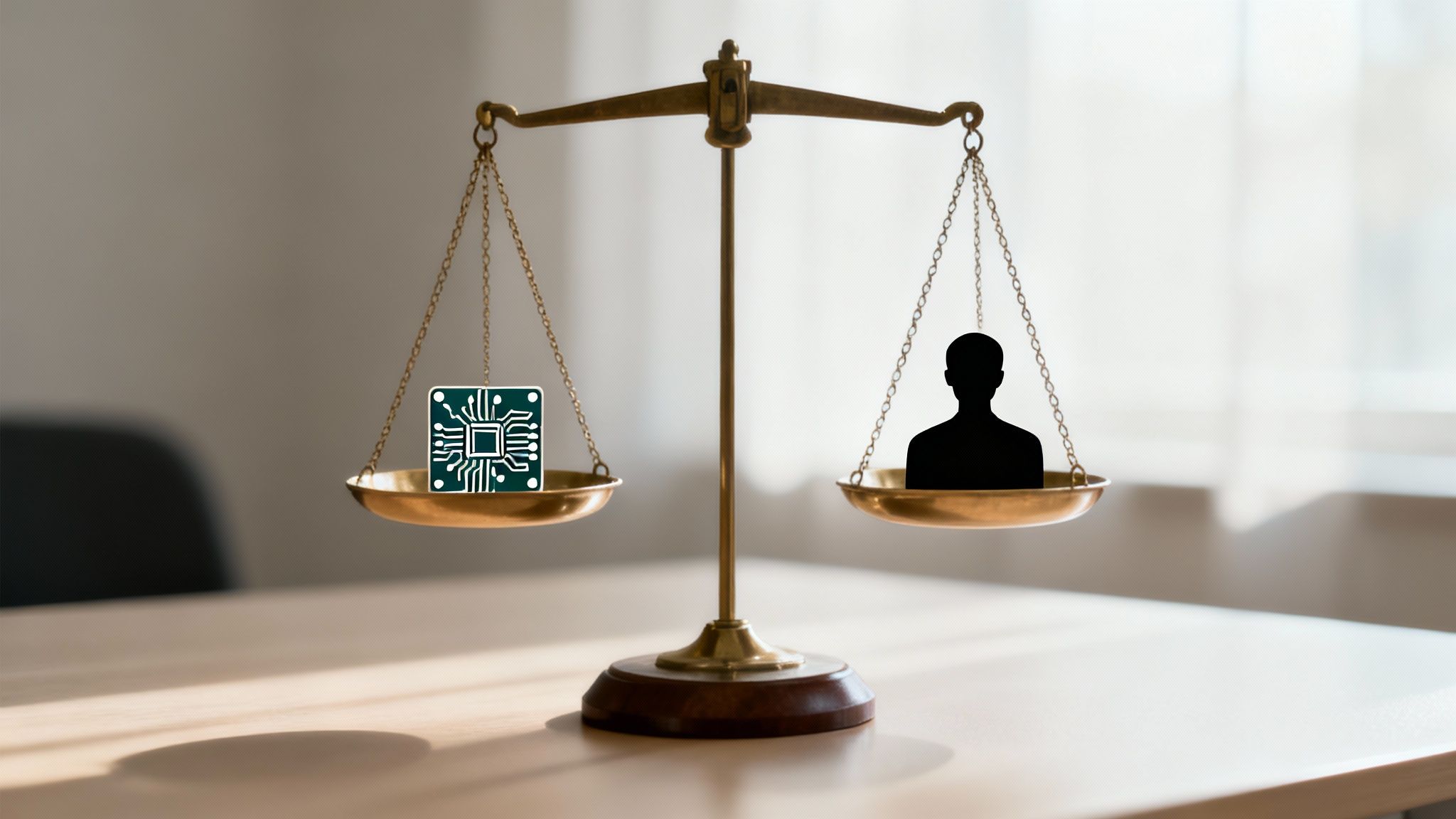 Een juridisch document met een vergrootglas dat focust op de kleine lettertjes