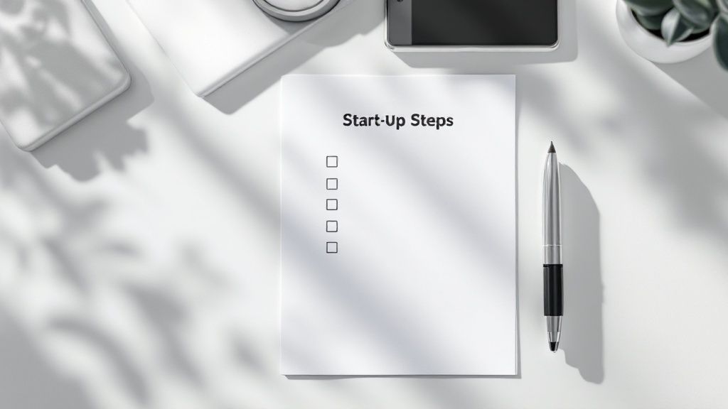 Miza s kalkulatorjem, davčnimi obrazci in prenosnikom, ki predstavlja finančno načrtovanje.