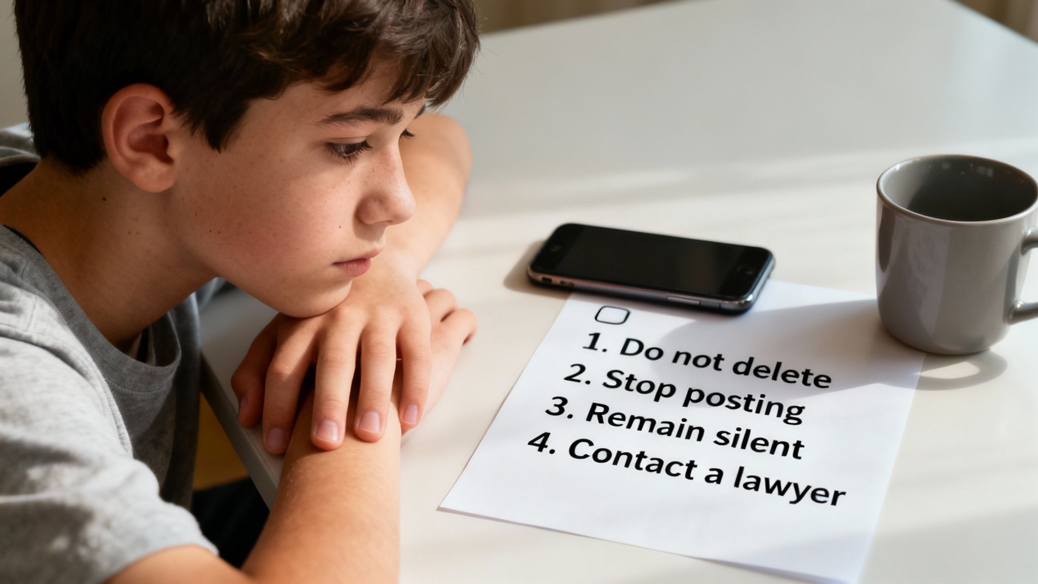 Тиктоктан сот залына: жастар және онлайн құқық бұзушылықтар 6 Ноутбуктің пернетақтасында заң мен цифрлық өмірдің қиылысуын бейнелейді.