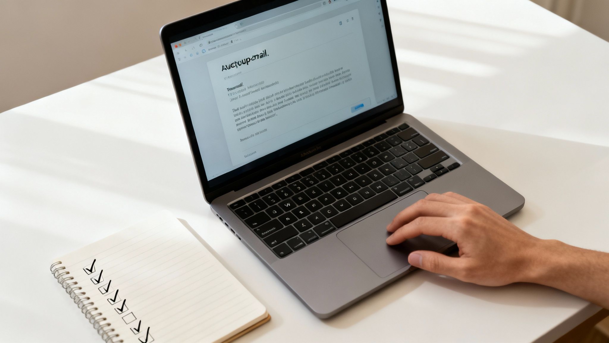 A business professional carefully reviewing and signing a printed contract at their desk.