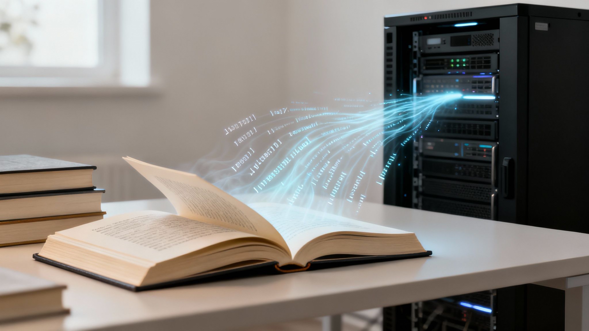 Chatbots, copyright and compliance: the legal future of AI tools 4 A digital illustration showing interconnected nodes of data and a copyright symbol