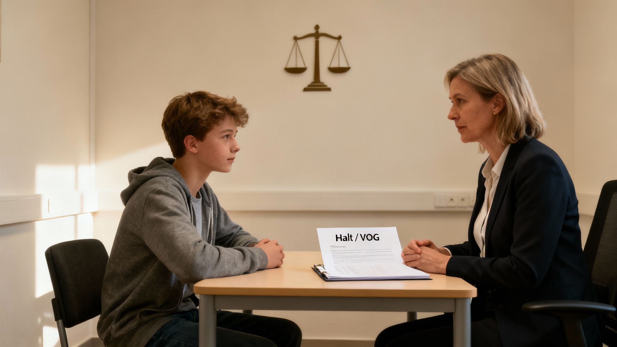 Тиктоктан сот залына: жастар және онлайн құқық бұзушылықтар 5 Жақсы жарықтандырылған, кәсіби ортадағы заманауи, теңдестірілген сот төрелігі.