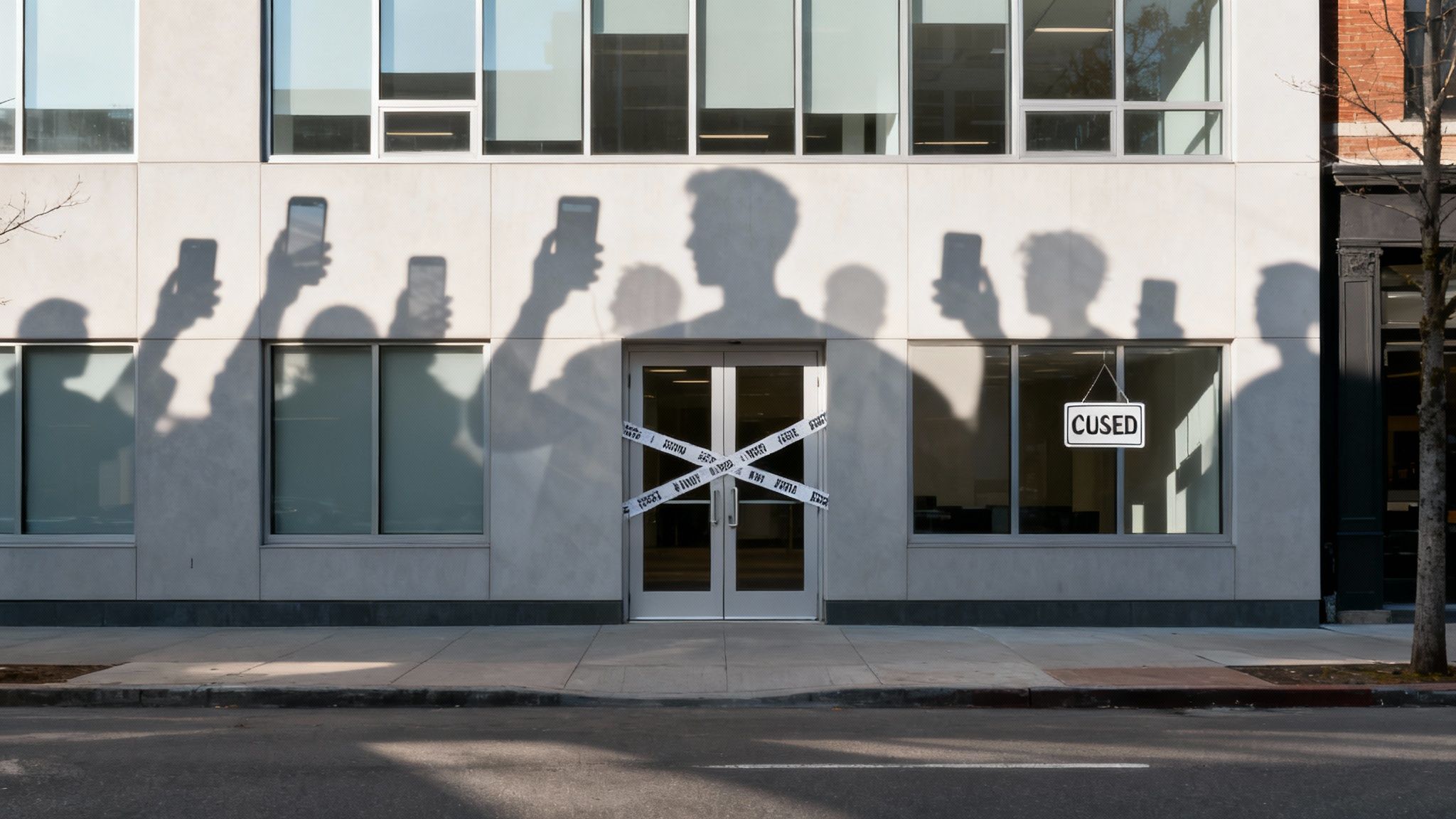 A person holding a balanced scale with a money bag on one side and a group of people icons on the other, symbolizing financial vs reputational cost