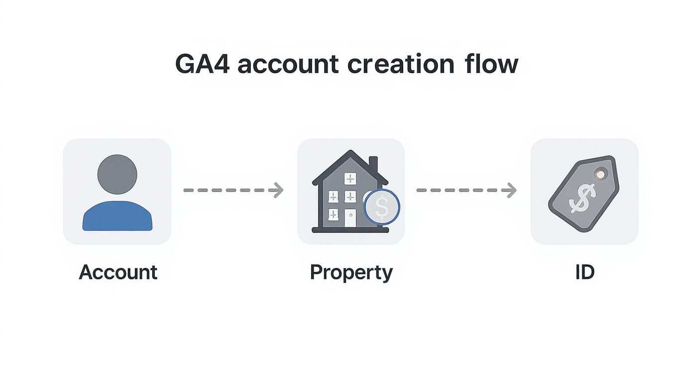 Infographic about how to add google analytics