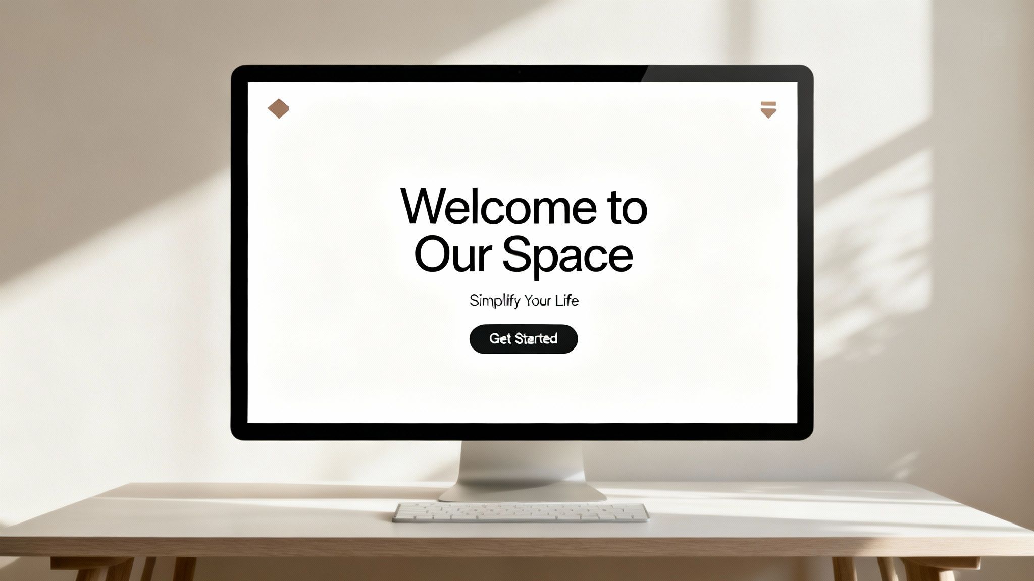 A clear value proposition on a website homepage, demonstrating a key homepage design best practice.