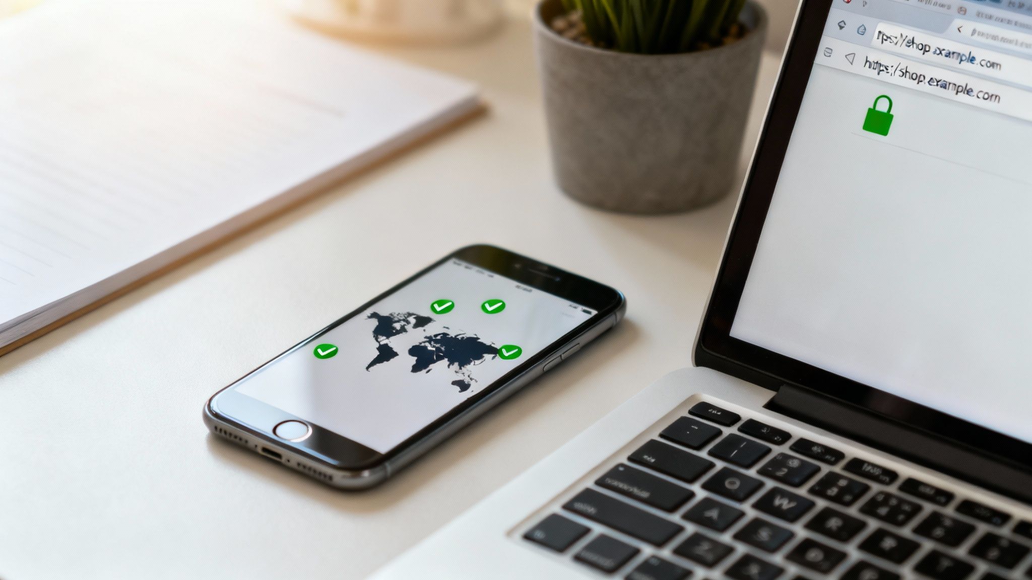 Subdomain DNS propagation timer and SSL shield