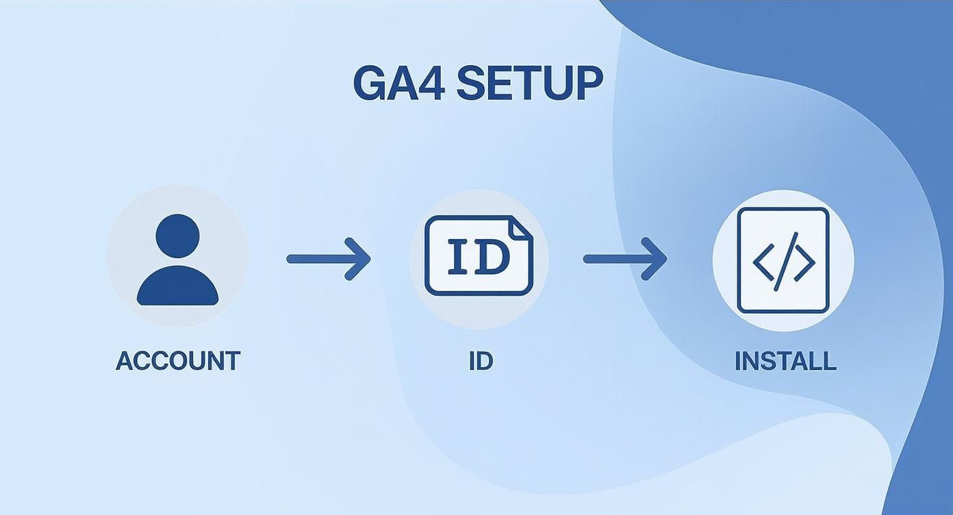 Infographic about how to track website visitors