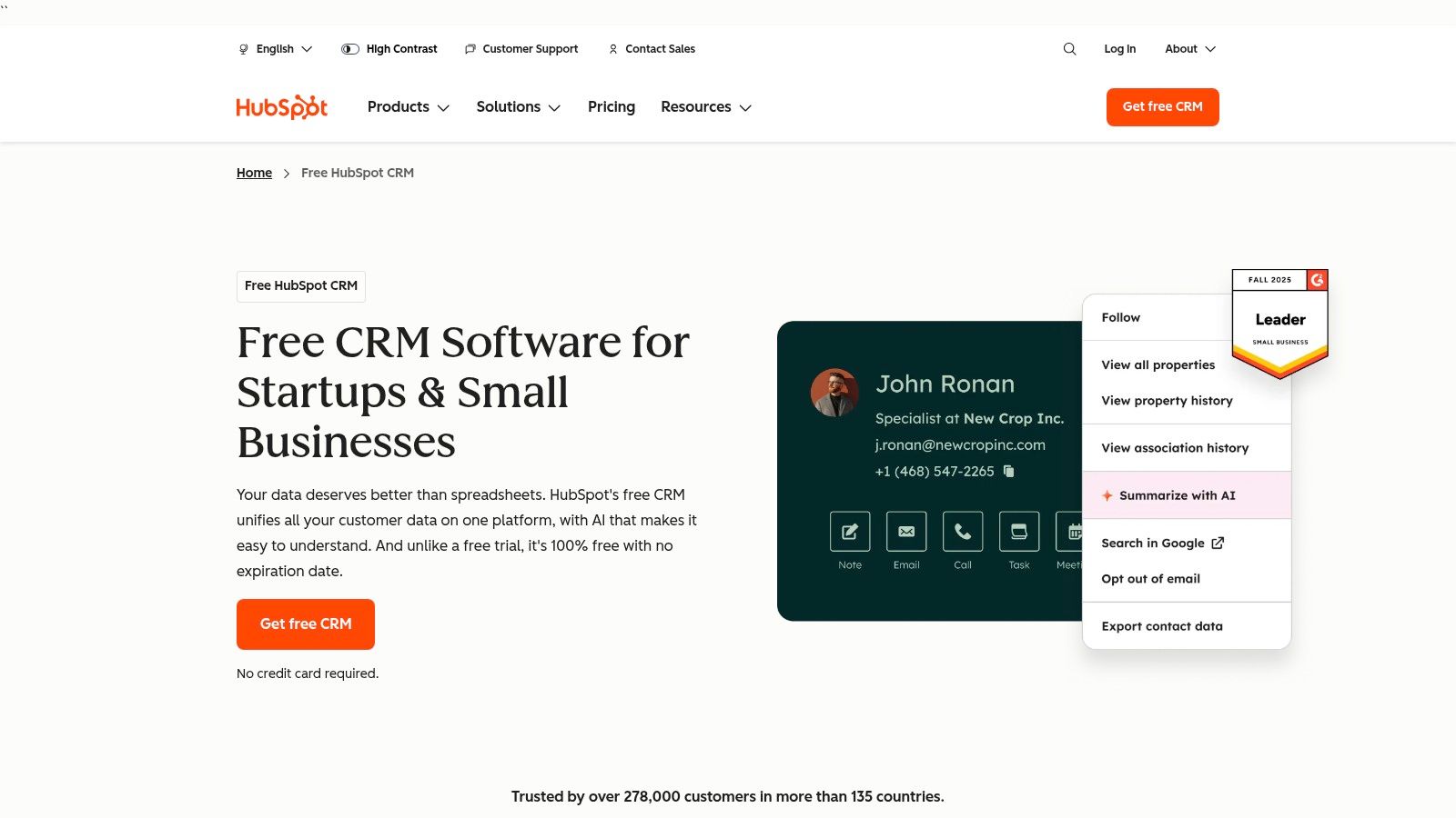 HubSpot CRM