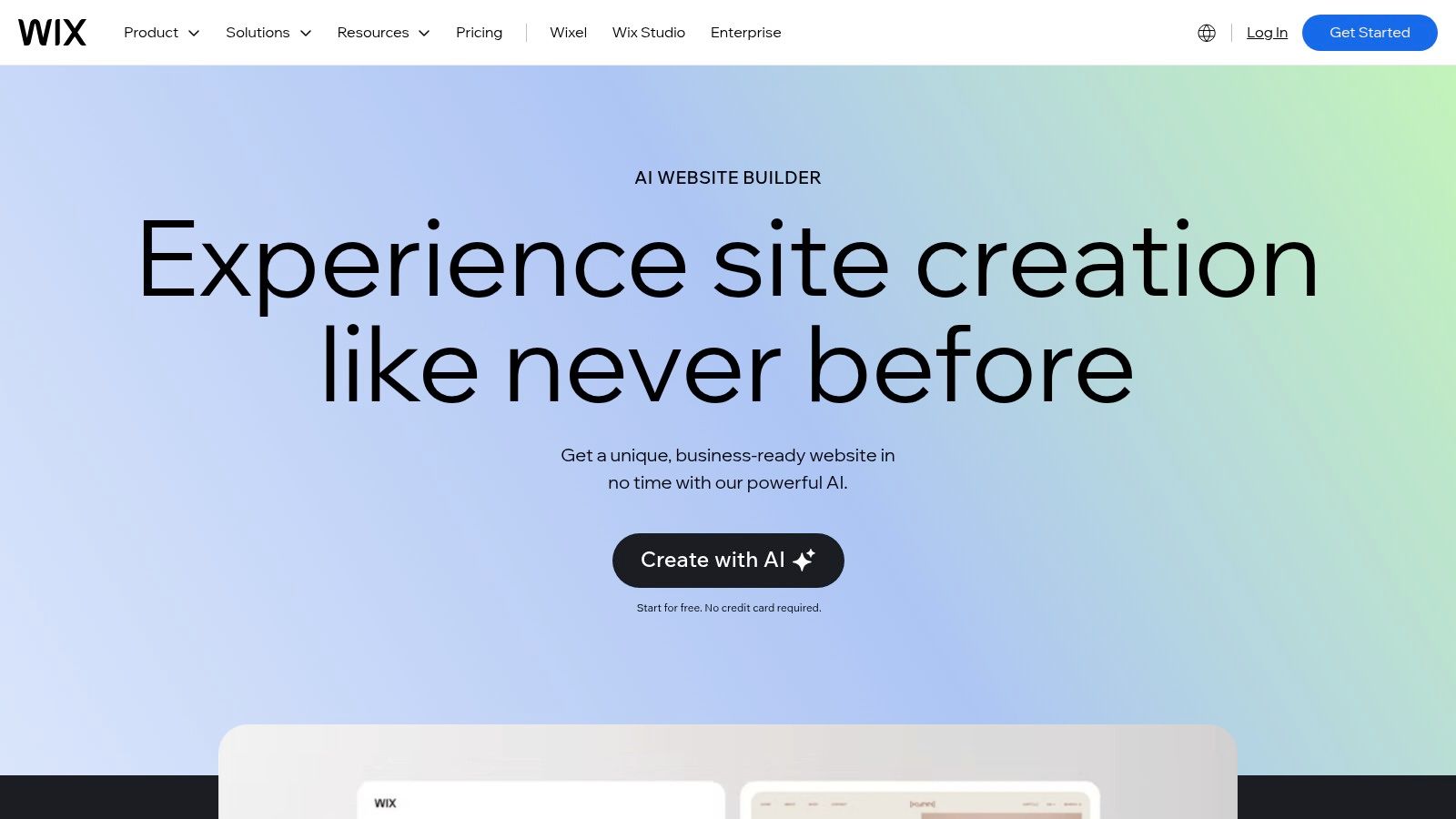 Wix – AI Website Builder