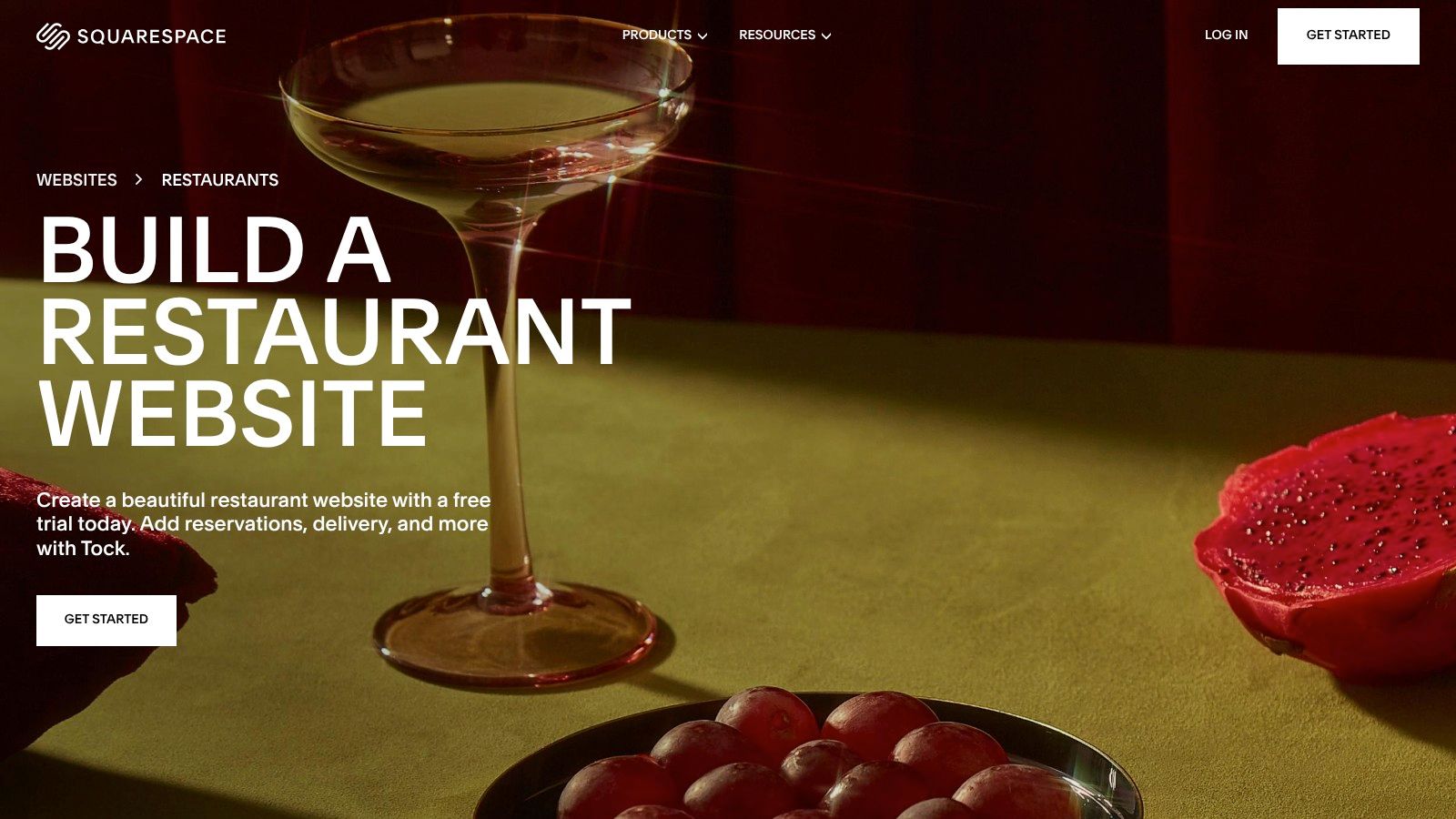 Squarespace (Restaurant Websites)
