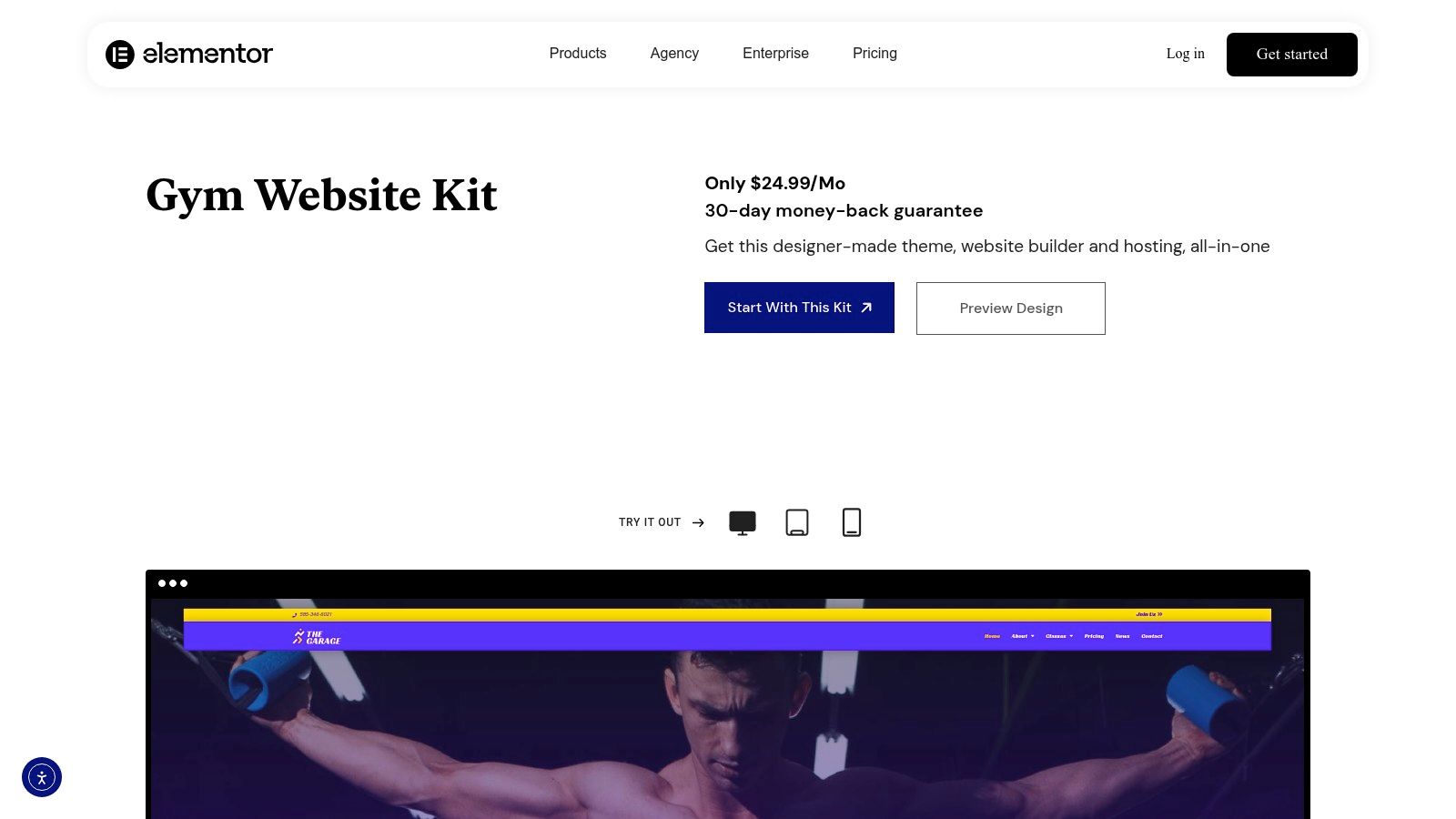 Elementor Template Kits Library