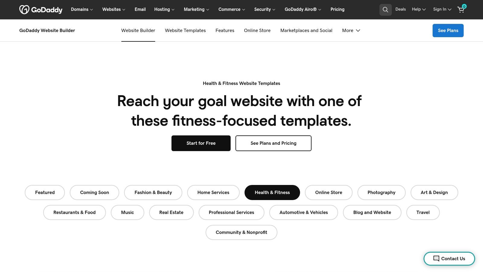 GoDaddy Websites + Marketing