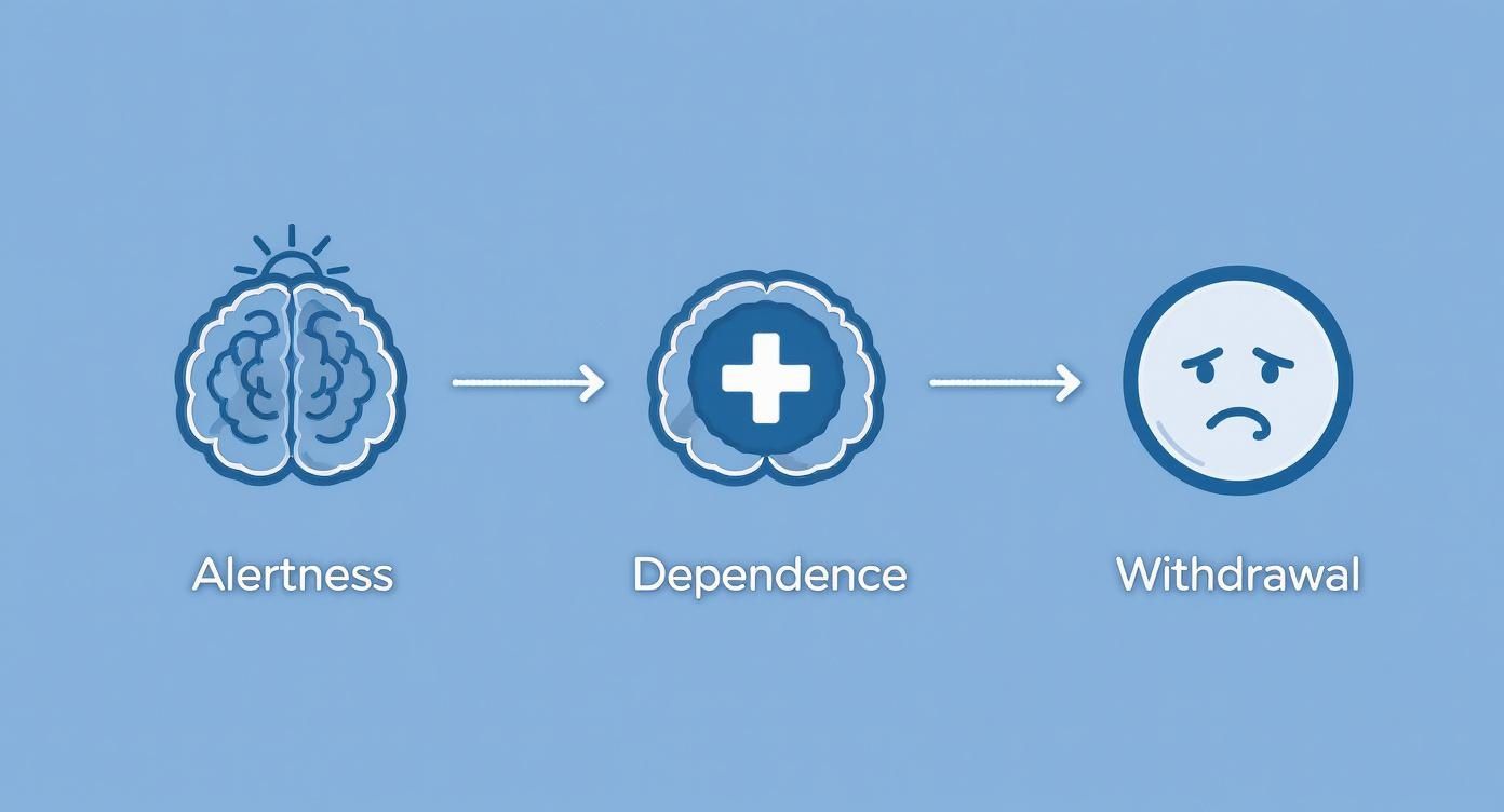 Infographic about how to avoid caffeine withdrawal symptoms