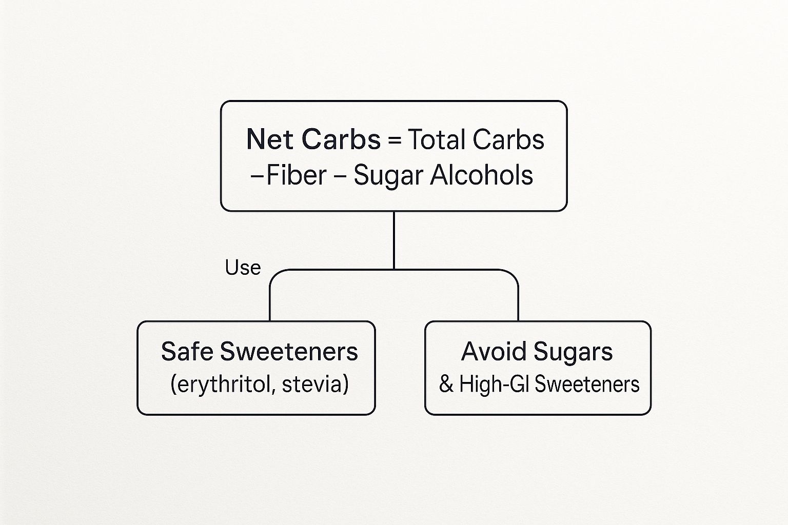 Infographic about chewing gum on keto