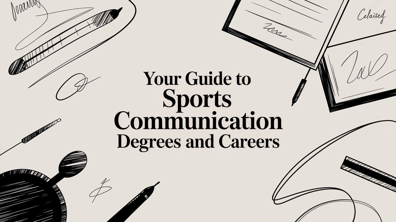 Your Guide to Sports Communication Degrees and Careers
