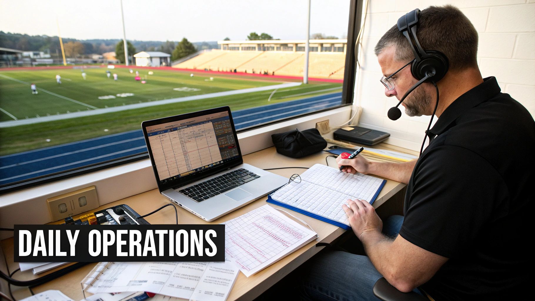 Athletic Director at Work