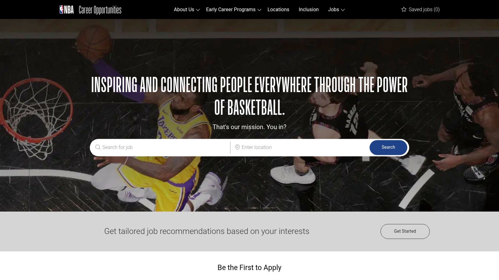 NBA Careers (NBA Careers Portal)