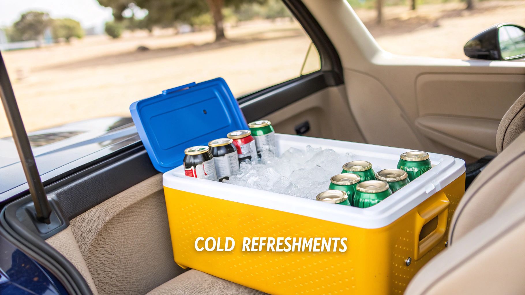 Cooler with Ice Packs