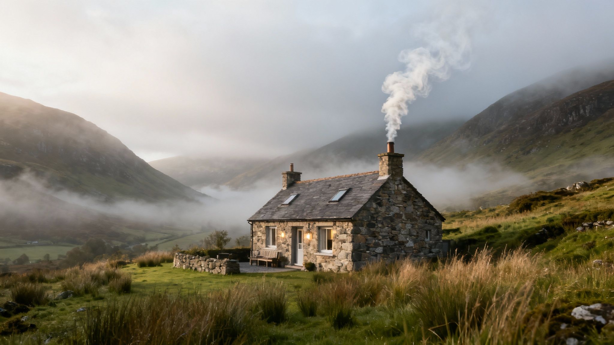 Your Ultimate Guide to Scotland Highlands Tours 6 A cozy, stone-built inn with warmly lit windows nestled in the Scottish Highlands
