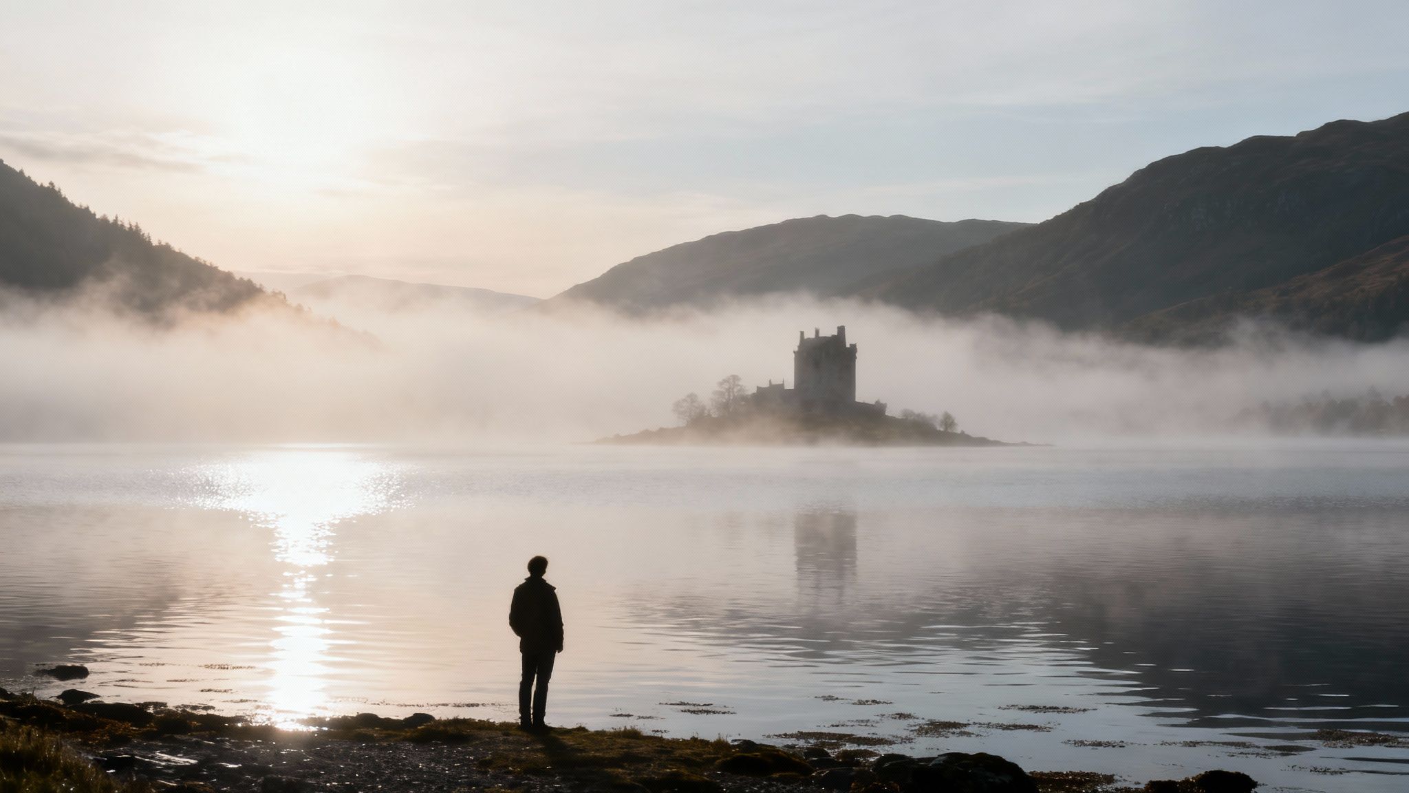 Your Ultimate Guide to Scotland Highlands Tours 4 A winding road through the dramatic, misty mountains of Glen Coe in the Scottish Highlands