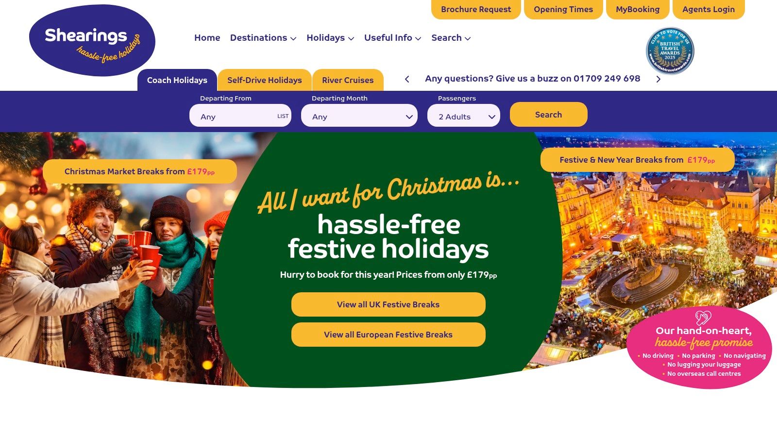 Shearings — UK Hotel & Coach Holiday Packages