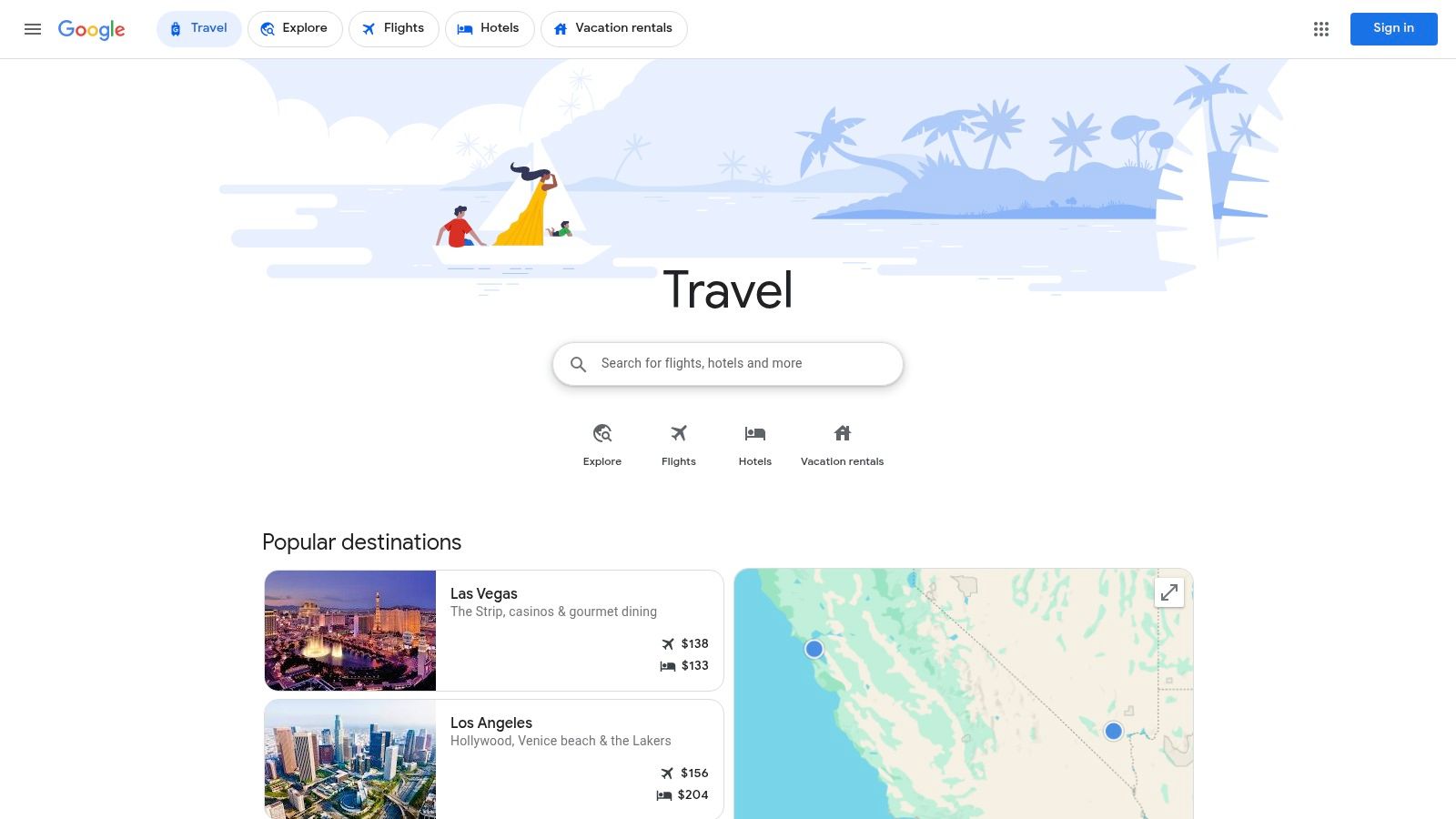 Google Travel/Maps