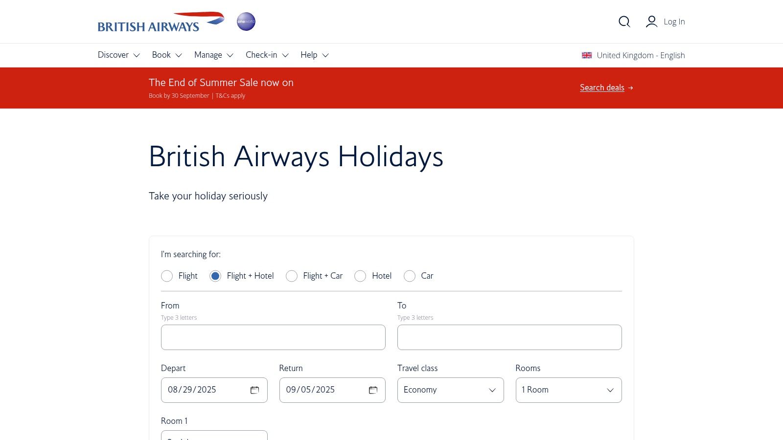 British Airways Holidays
